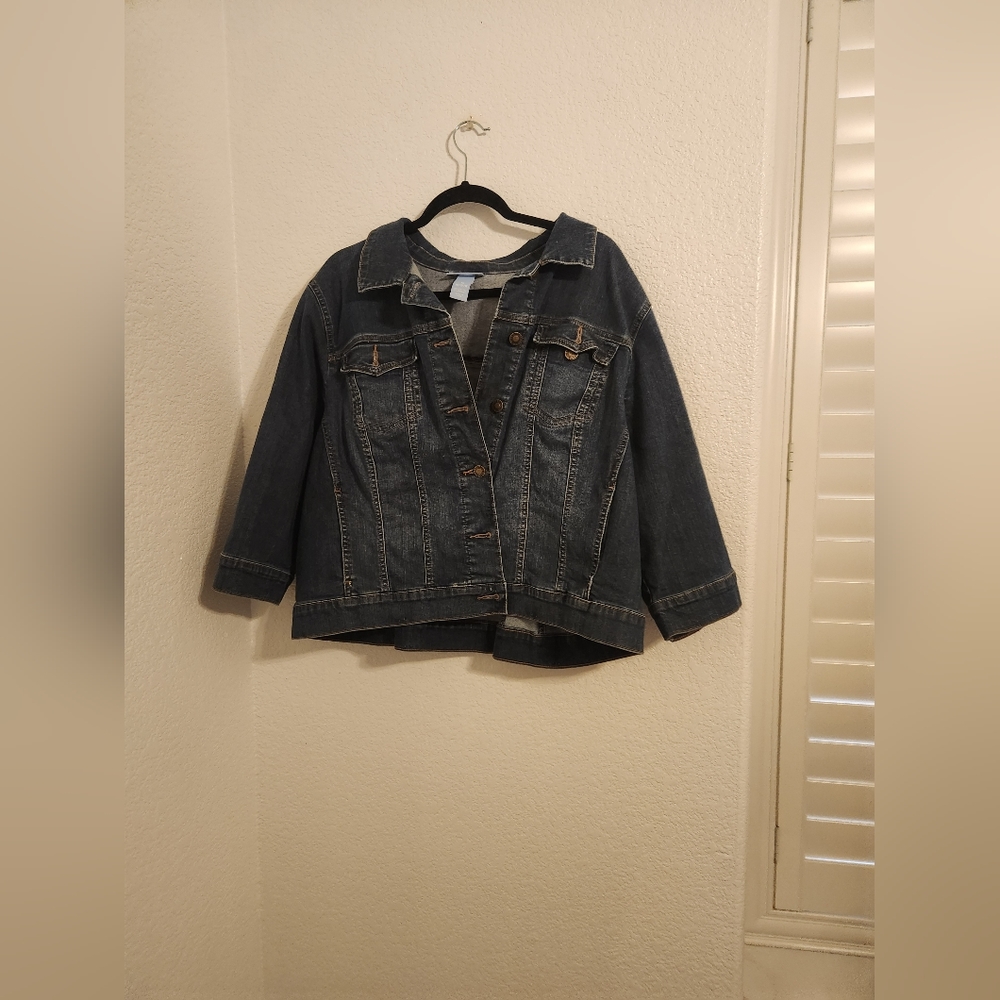 Catherine's Liz and Me Denim Jacket Size 1X  (18/20W)